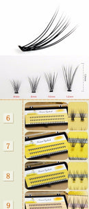 Kit Com 60 Cílios Postiços Natural