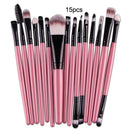 Jogo de Pincéis de Maquiagem Profissional 15 Peças