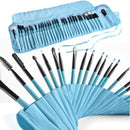 Kit com 32 Pincéis de Maquiagem Profissional