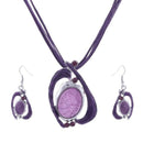 Conjunto de Colar e Brincos ZOSHI Africano